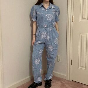 Vintage Floral Jumpsuit